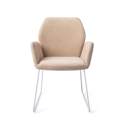 Misaki Dining Chair Funky Fudge Slide White