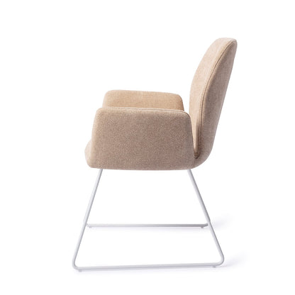 Misaki Dining Chair Funky Fudge Slide White