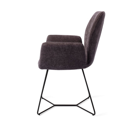 Misaki Dining Chair Almost Black Beehive Black