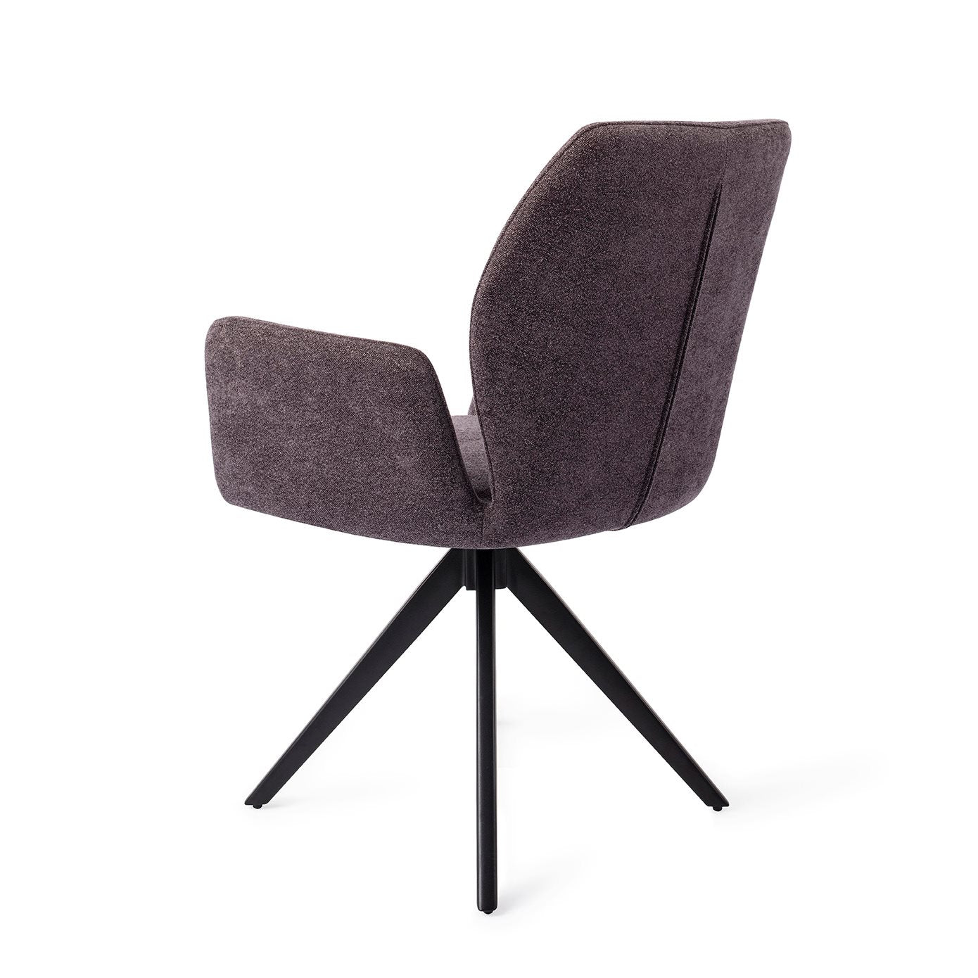 Misaki Dining Chair Almost Black Turn Black