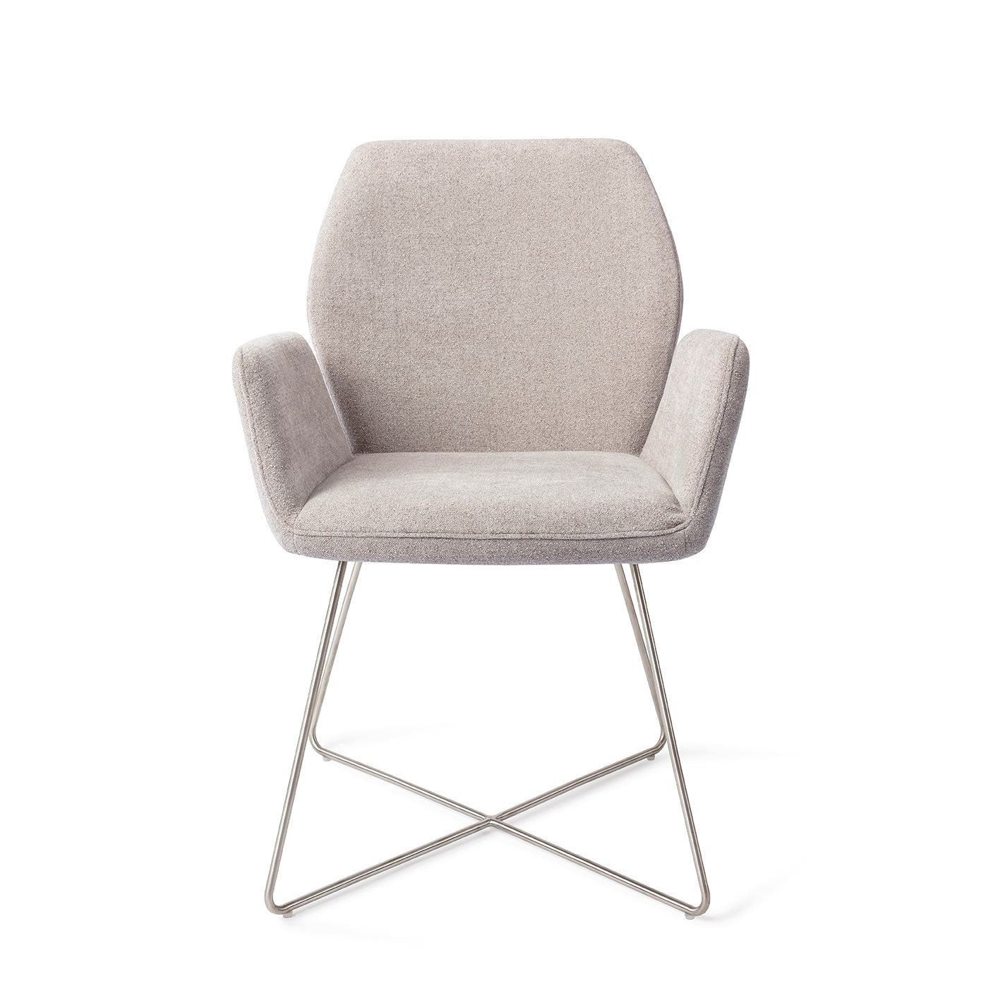 Misaki Dining Chair Pretty Plaster Cross Steel