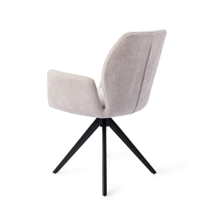 Misaki Dining Chair Pretty Plaster Turn Black