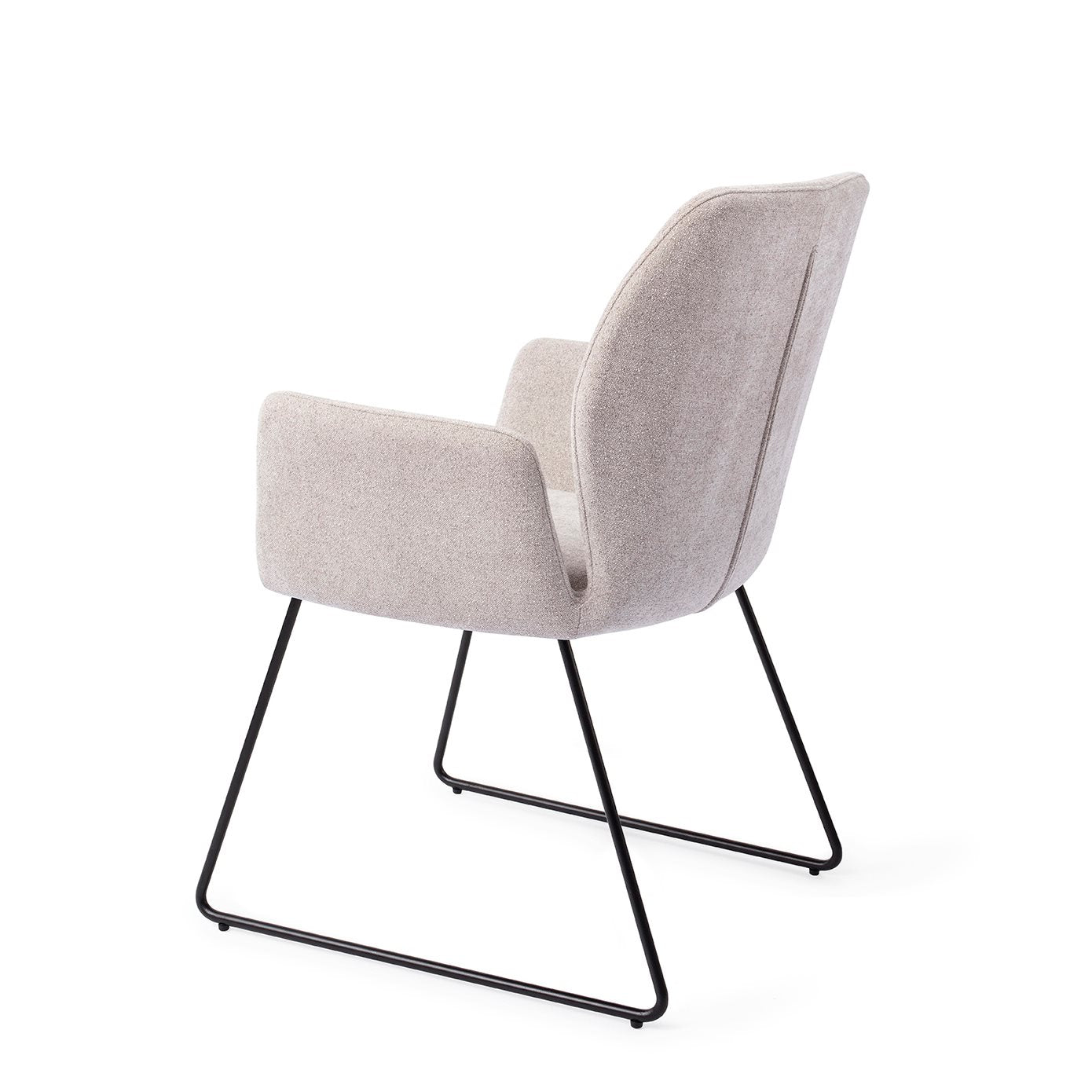 Misaki Dining Chair Pretty Plaster Slide Black