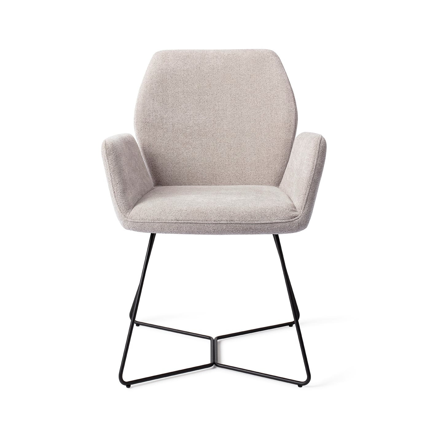 Misaki Dining Chair Pretty Plaster Beehive Black