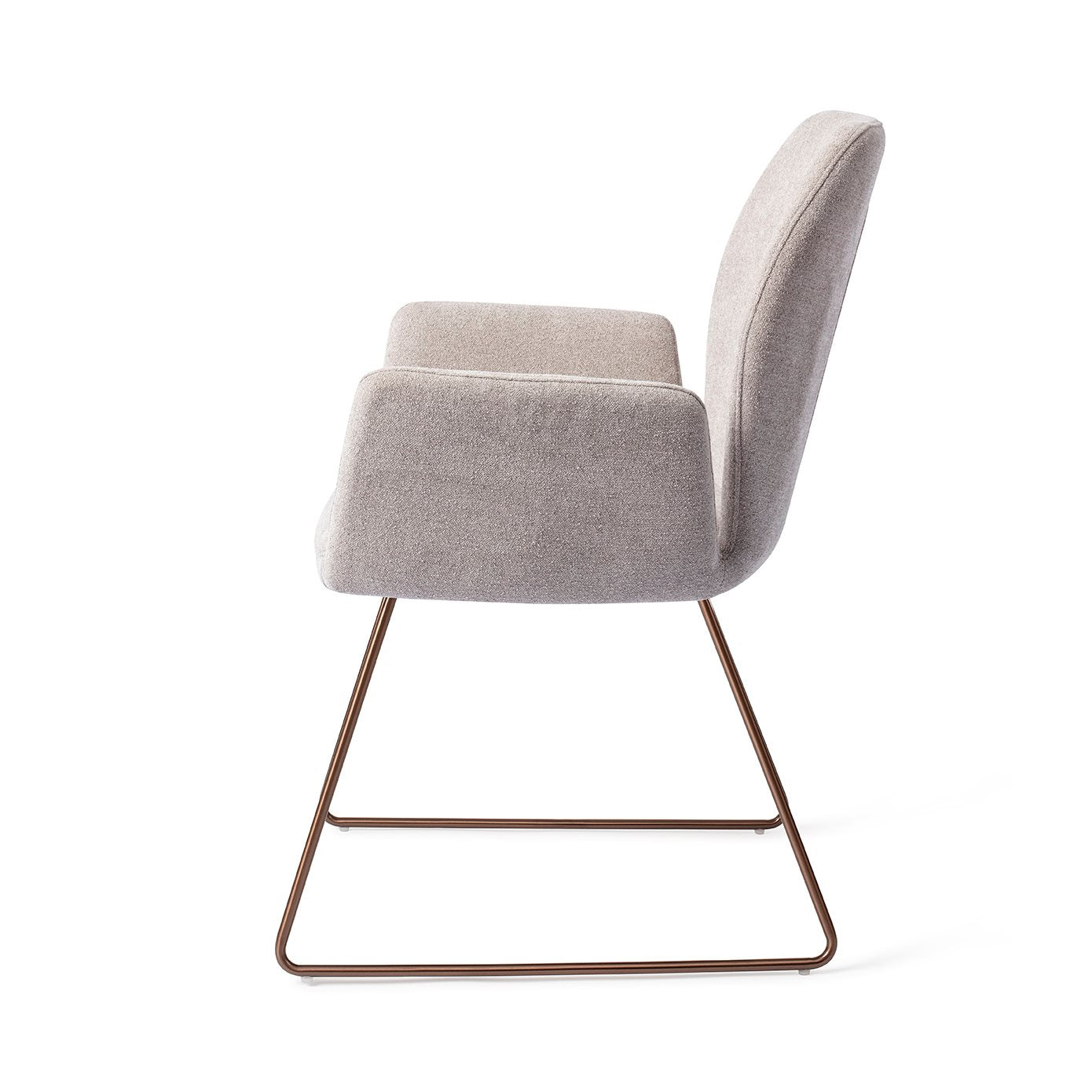 Misaki Dining Chair Pretty Plaster Slide Rose