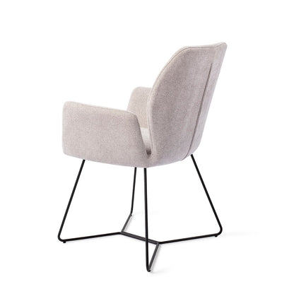 Misaki Dining Chair Pretty Plaster Beehive Black