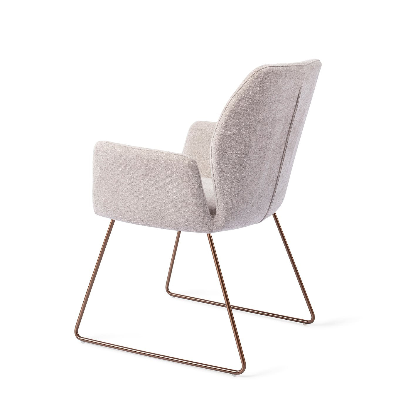 Misaki Dining Chair Pretty Plaster Slide Rose