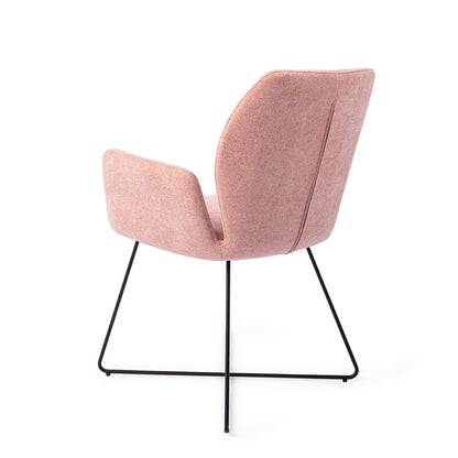 Misaki Dining Chair Anemone Cross Black