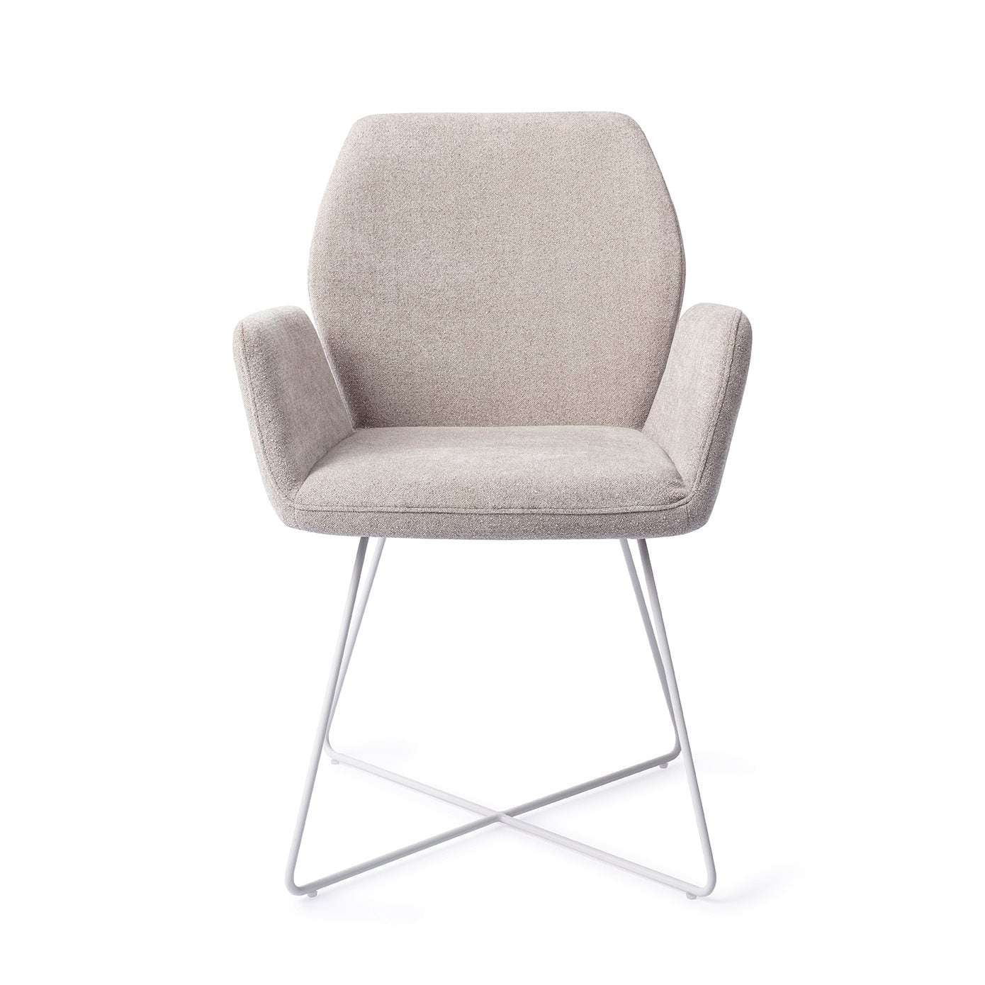 Misaki Dining Chair Pretty Plaster Cross White