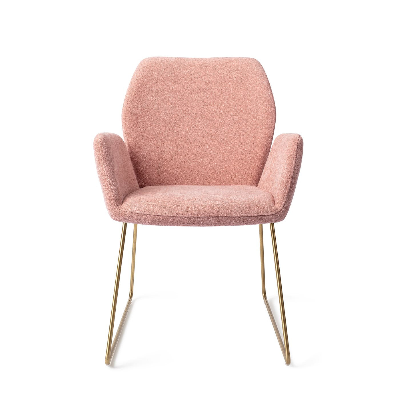 Misaki Dining Chair Anemone Slide Gold