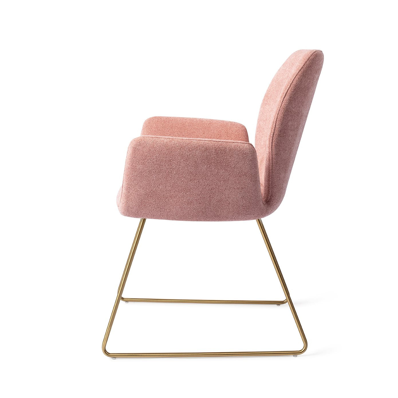 Misaki Dining Chair Anemone Slide Gold