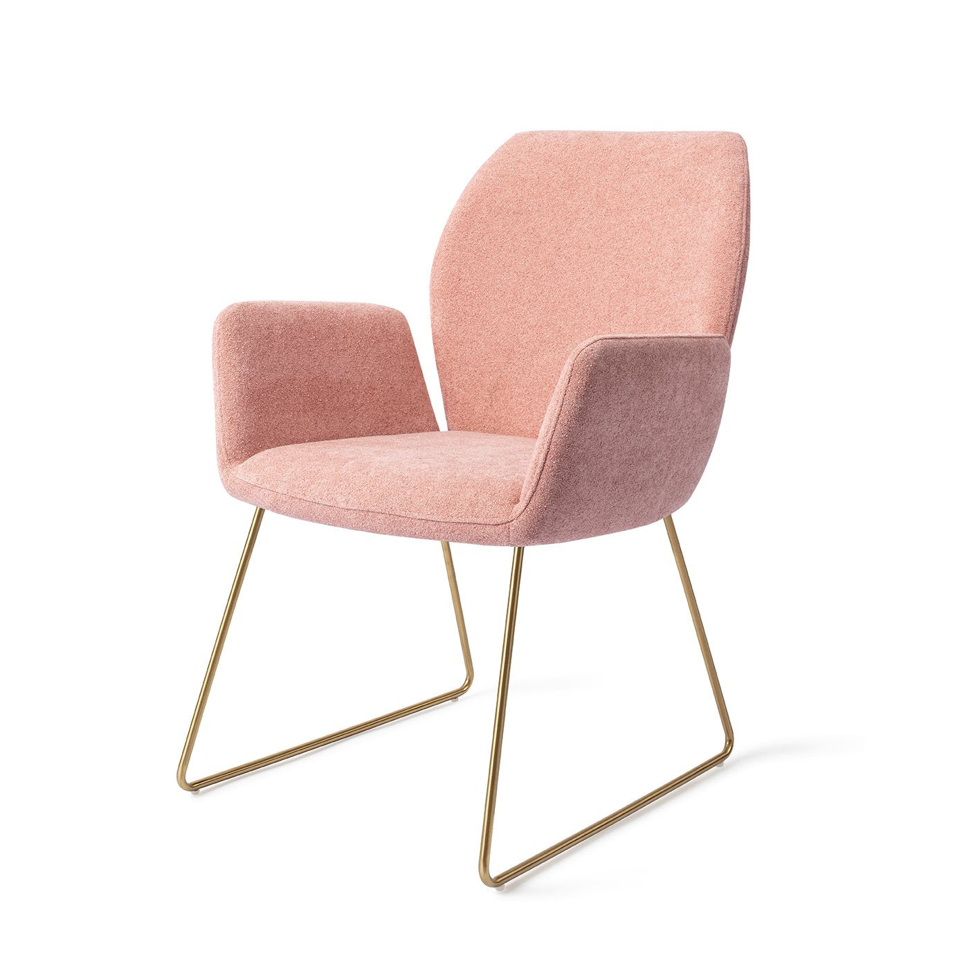 Misaki Dining Chair Anemone Slide Gold