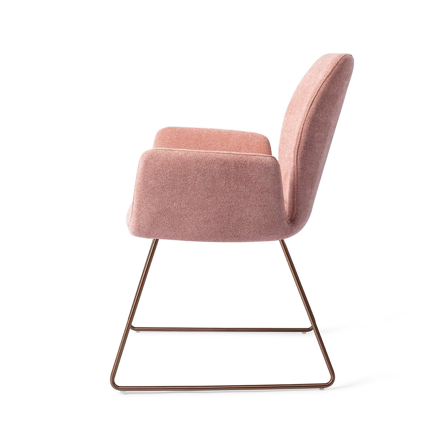 Misaki Dining Chair Anemone Slide Rose