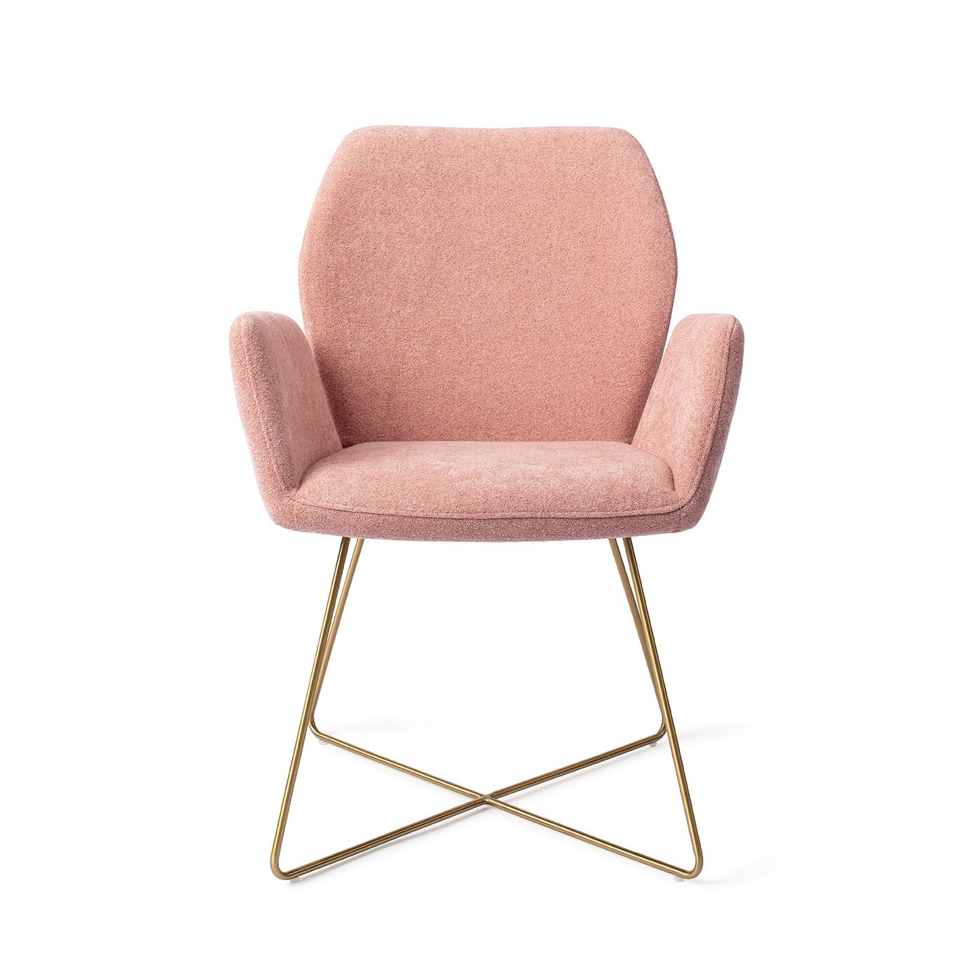 Misaki Dining Chair Anemone Cross Gold