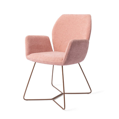 Misaki Dining Chair Anemone Beehive Rose