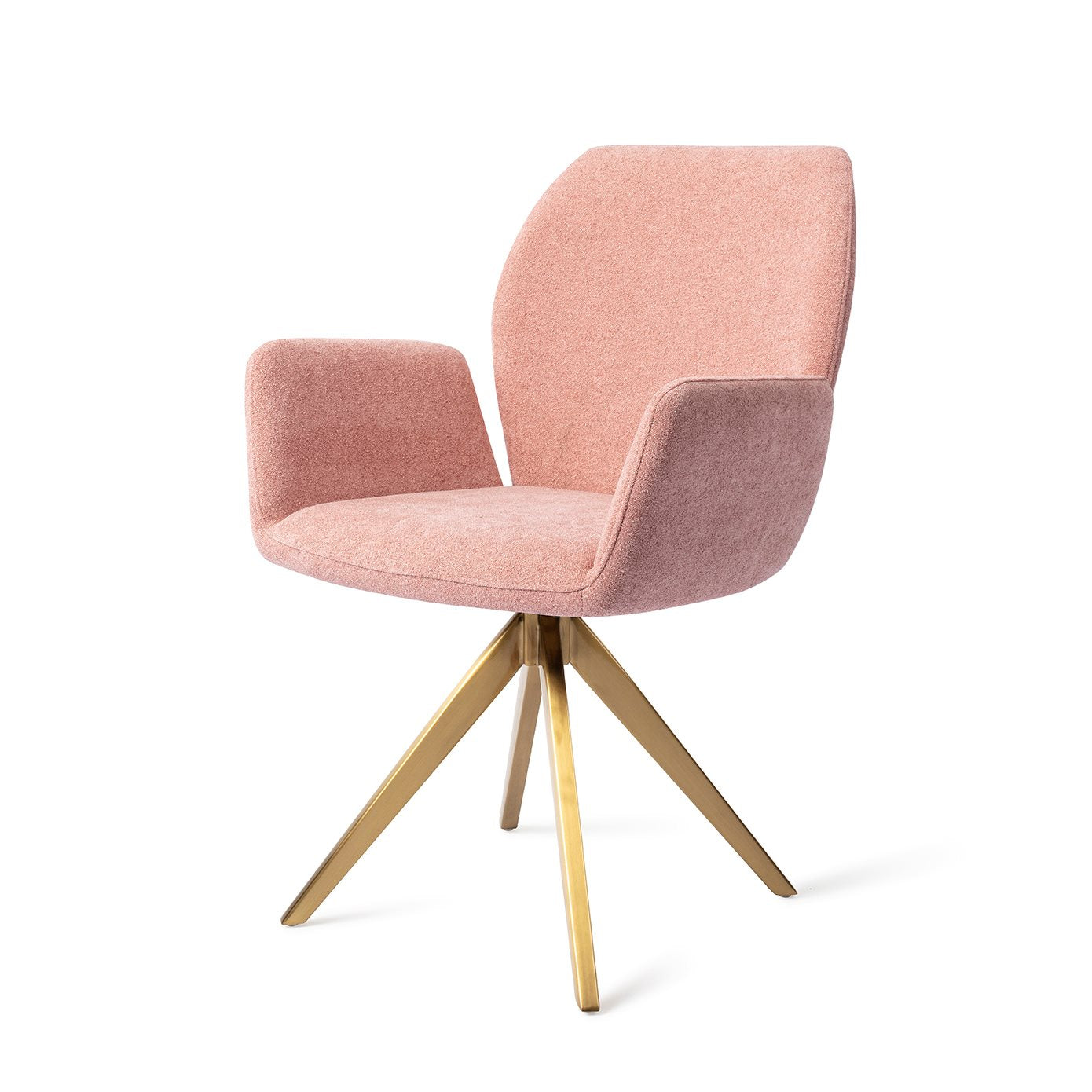 Misaki Dining Chair Anemone Turn Gold