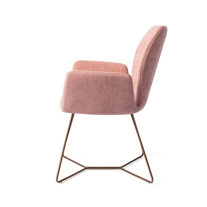 Misaki Dining Chair Anemone Beehive Rose