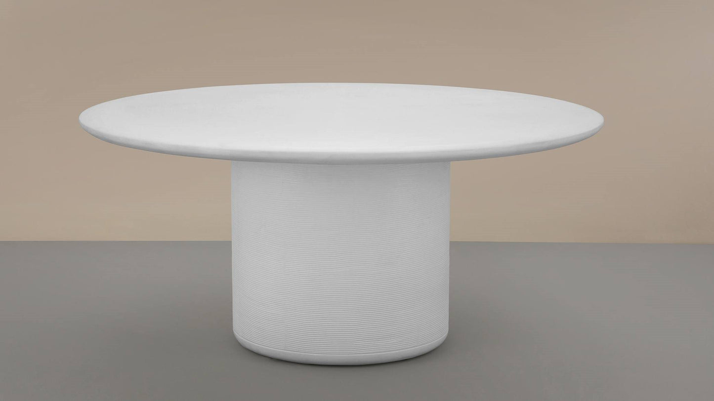 Vaaraa Dining Table Ivory Round (140cm)