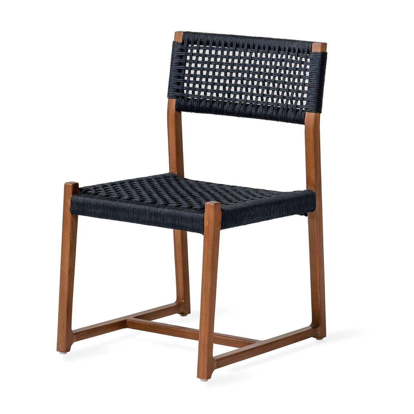 Kuwana Outdoor Chair Indigo Weave  Amber