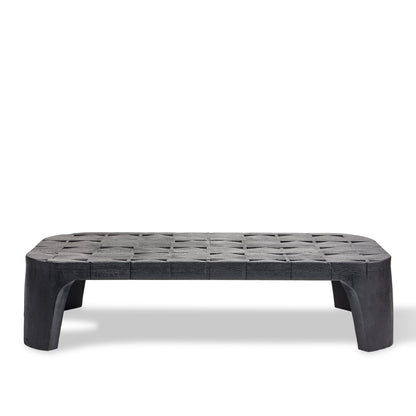 Kartano Coffee Table Burnt Black 160x80cm