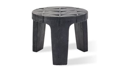 Kartano Side Table Burnt Black 56x45cm