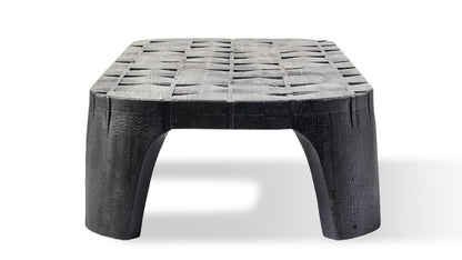 Kartano Coffee Table Burnt Black 160x80cm