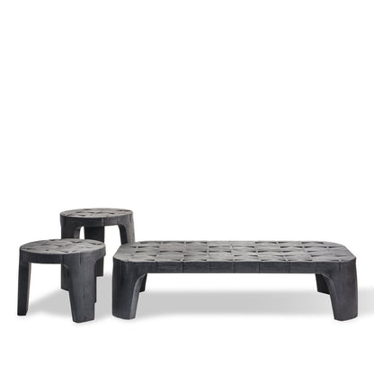 Kartano Coffee Table Burnt Black 160x80cm