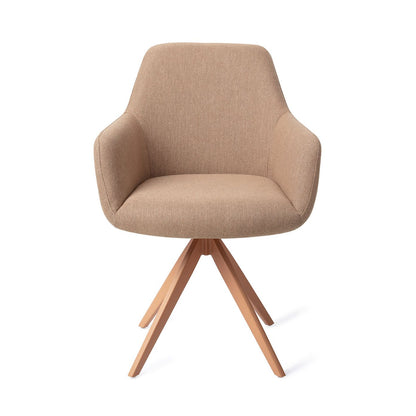 Hiroo Dining Chair Whisper Wheat Turn Peach