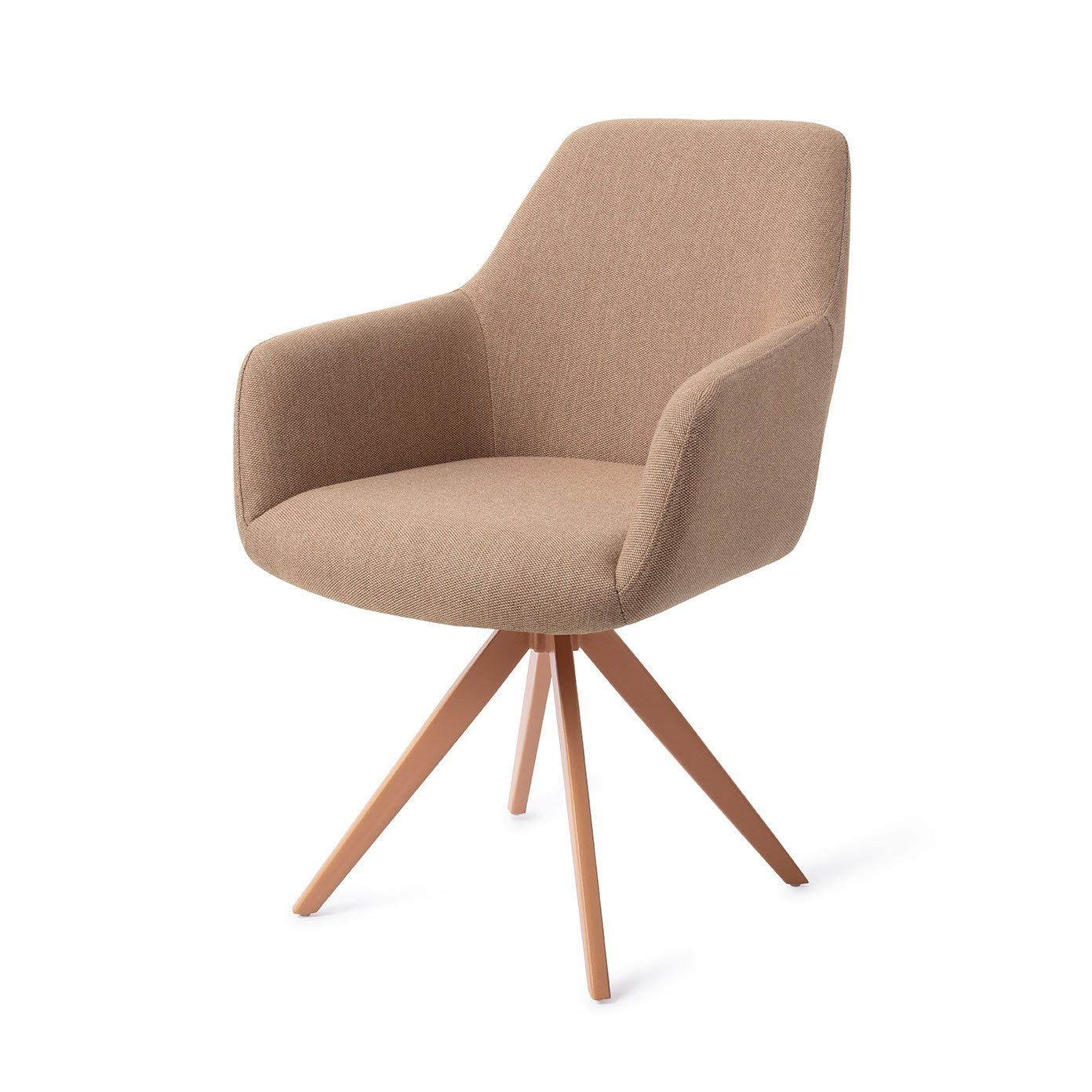 Hiroo Dining Chair Whisper Wheat Turn Peach