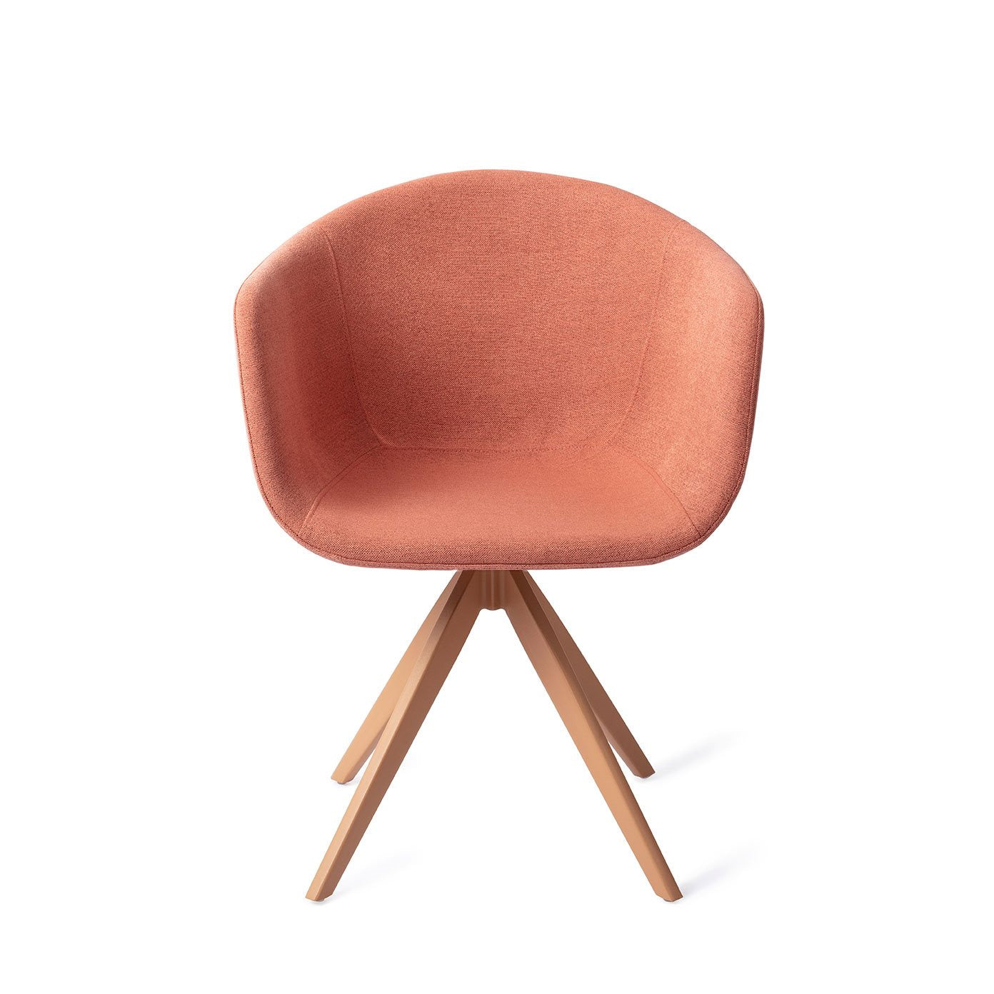 Yuni Dining Chair Coral Crush Turn Peach