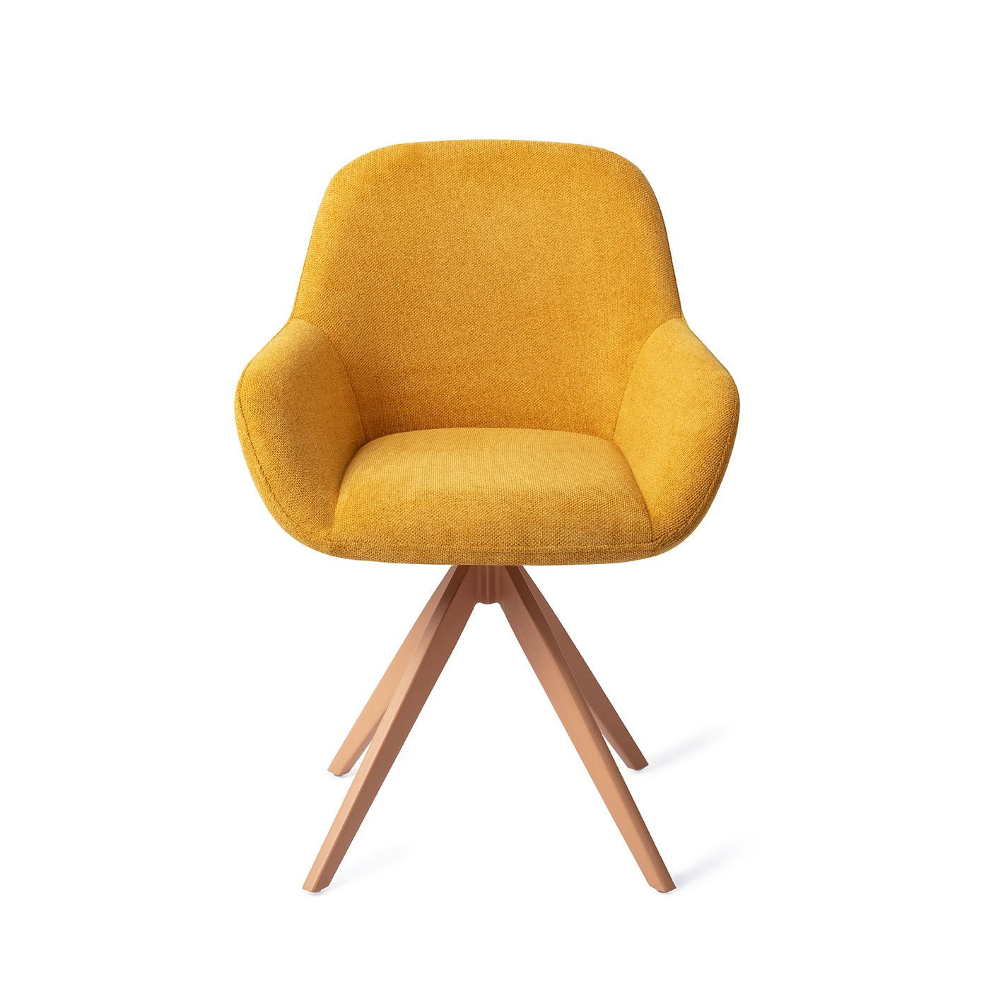 Kushi Dining Chair Sweet Corn Turn Peach