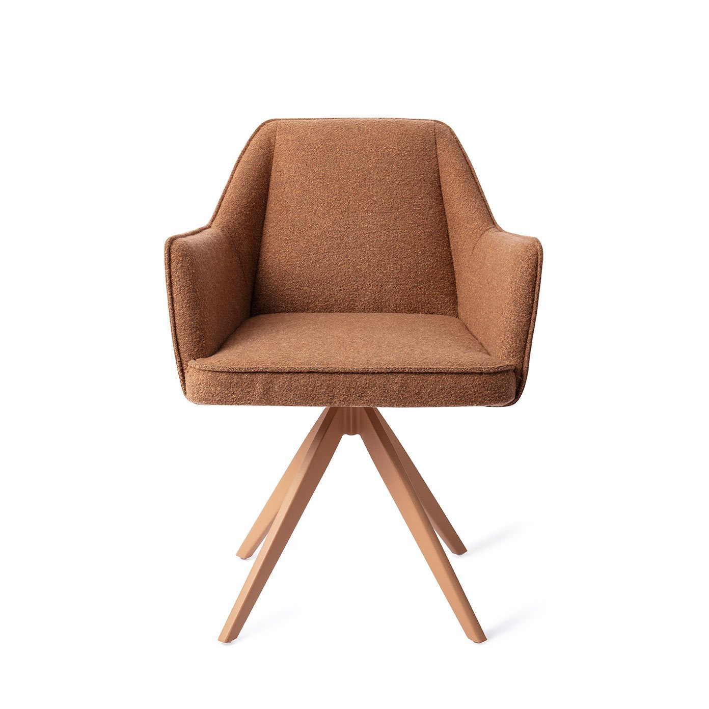 Tome Dining Chair Cinnamon Bun Turn Peach