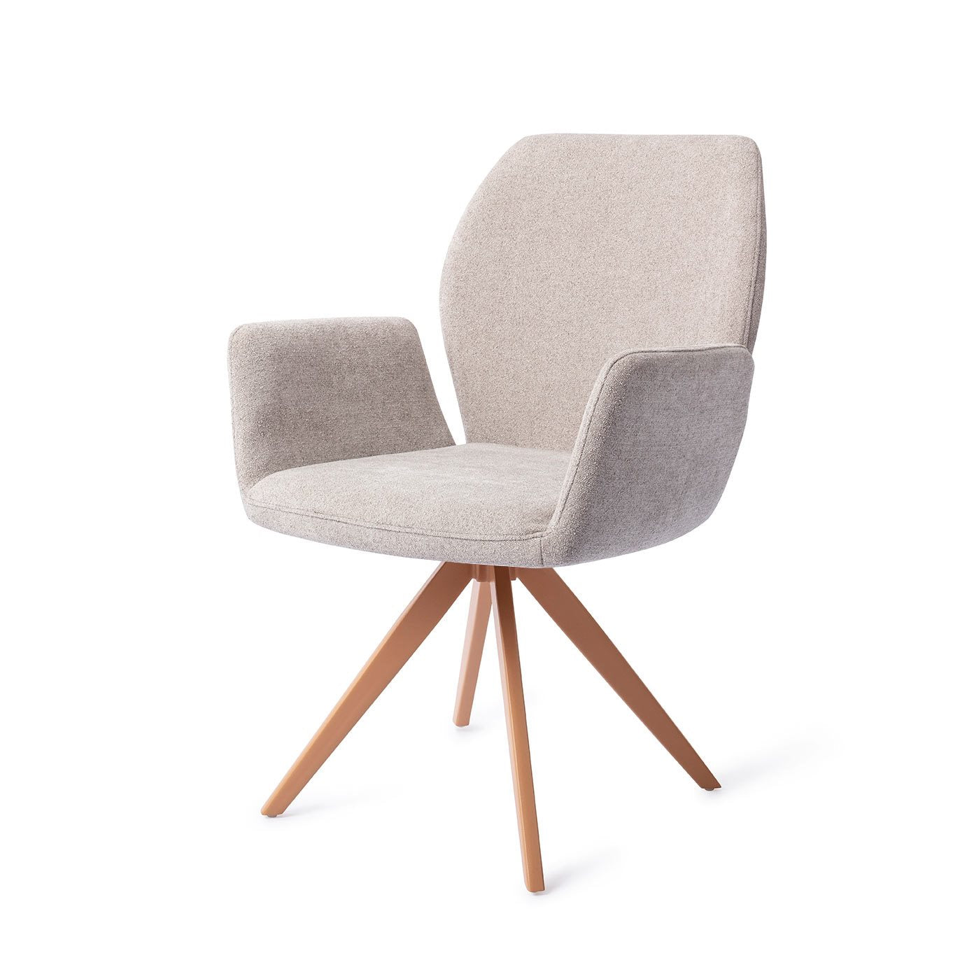 Misaki Dining Chair Pretty Plaster Turn Peach