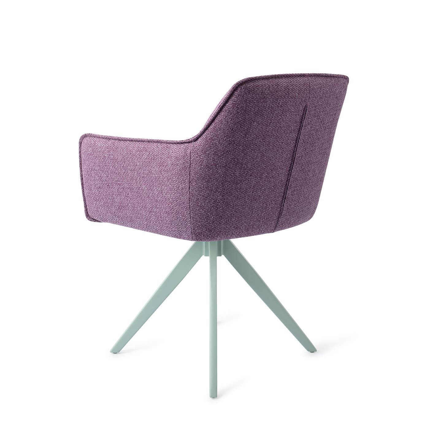 Hofu Dining Chair Violet Daisy Turn Mint