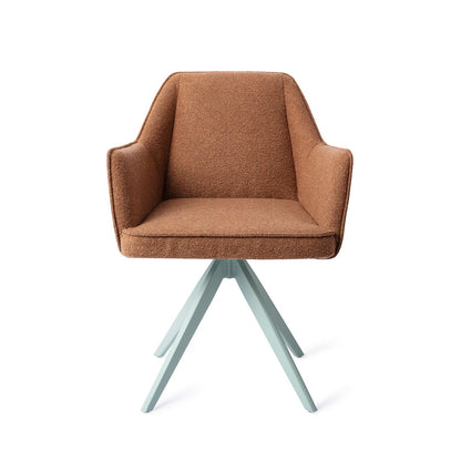 Tome Dining Chair Cinnamon Bun Turn Mint