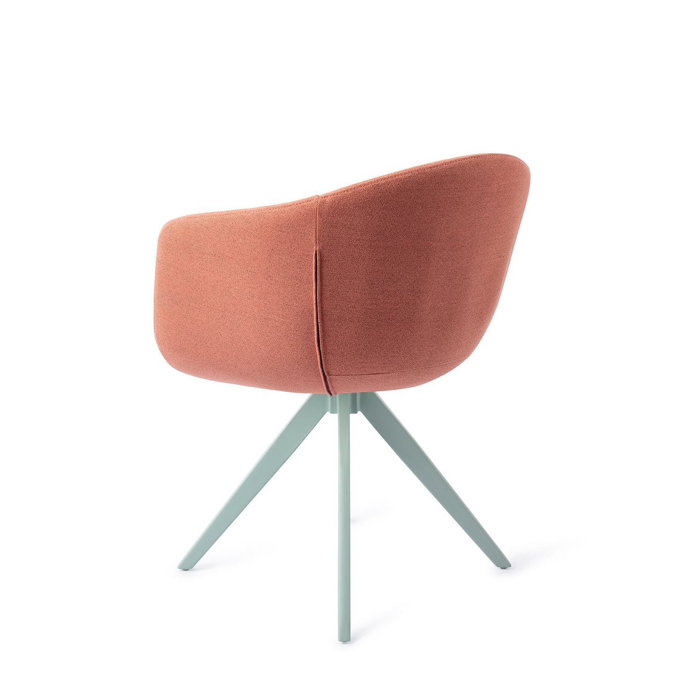 Yuni Dining Chair Coral Crush Turn Mint