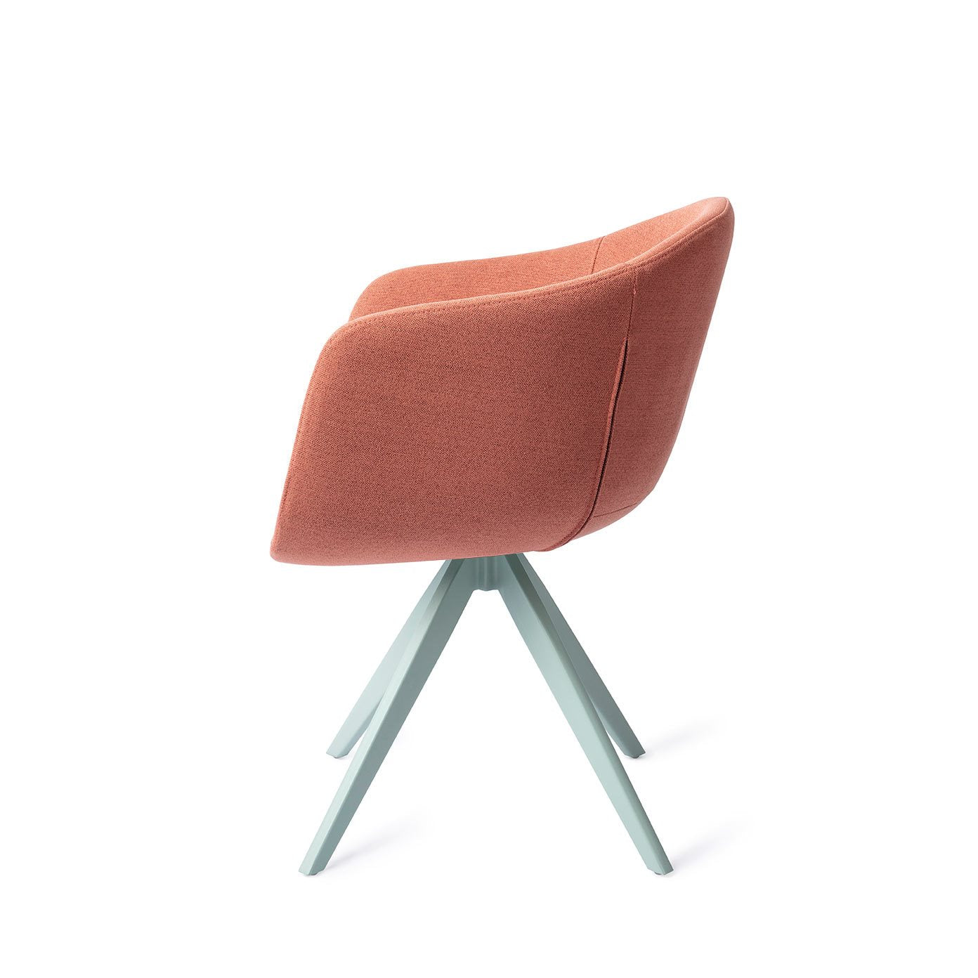 Yuni Dining Chair Coral Crush Turn Mint