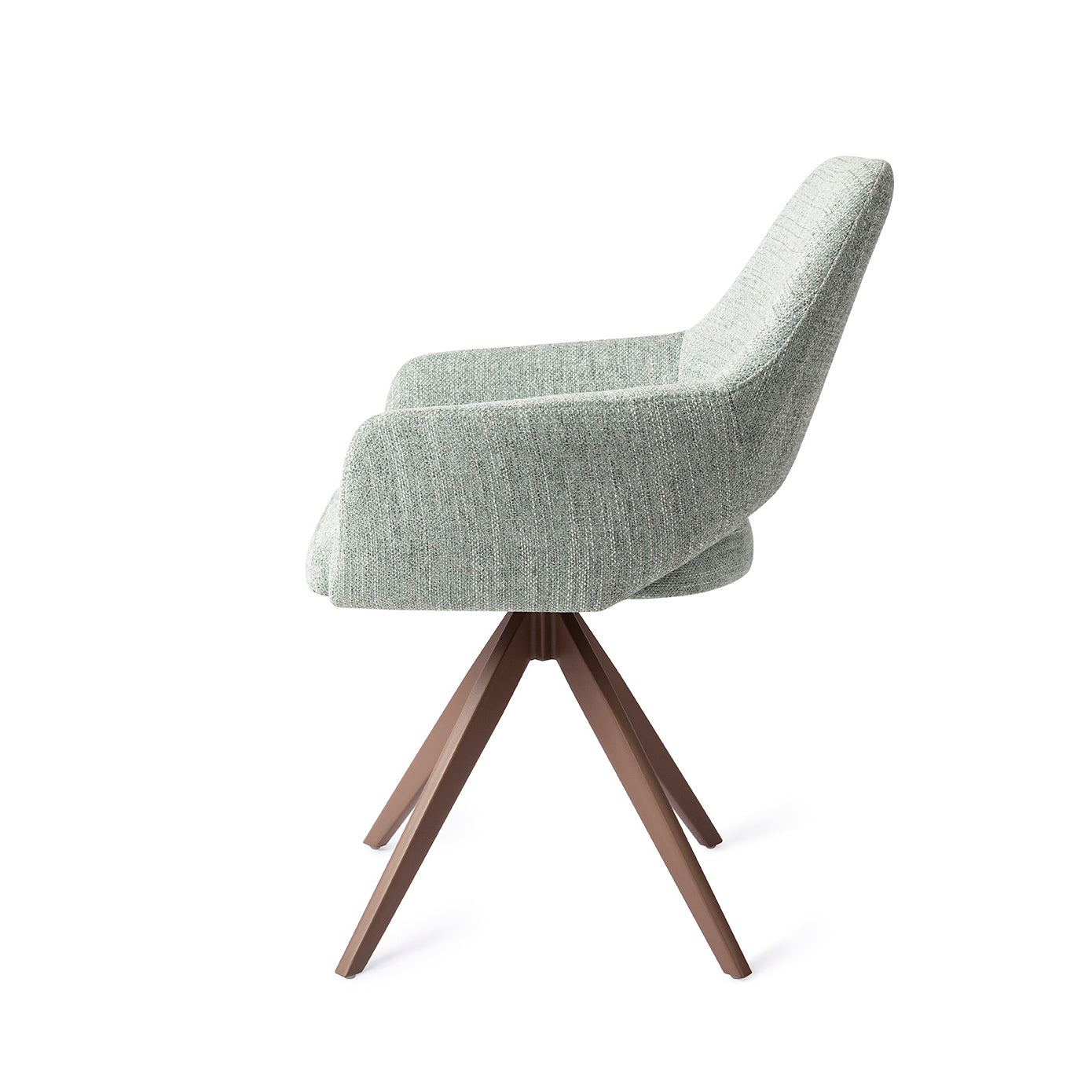 Yanai Dining Chair Soft Sage Turn Brown