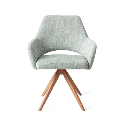 Yanai Dining Chair Soft Sage Turn Peach