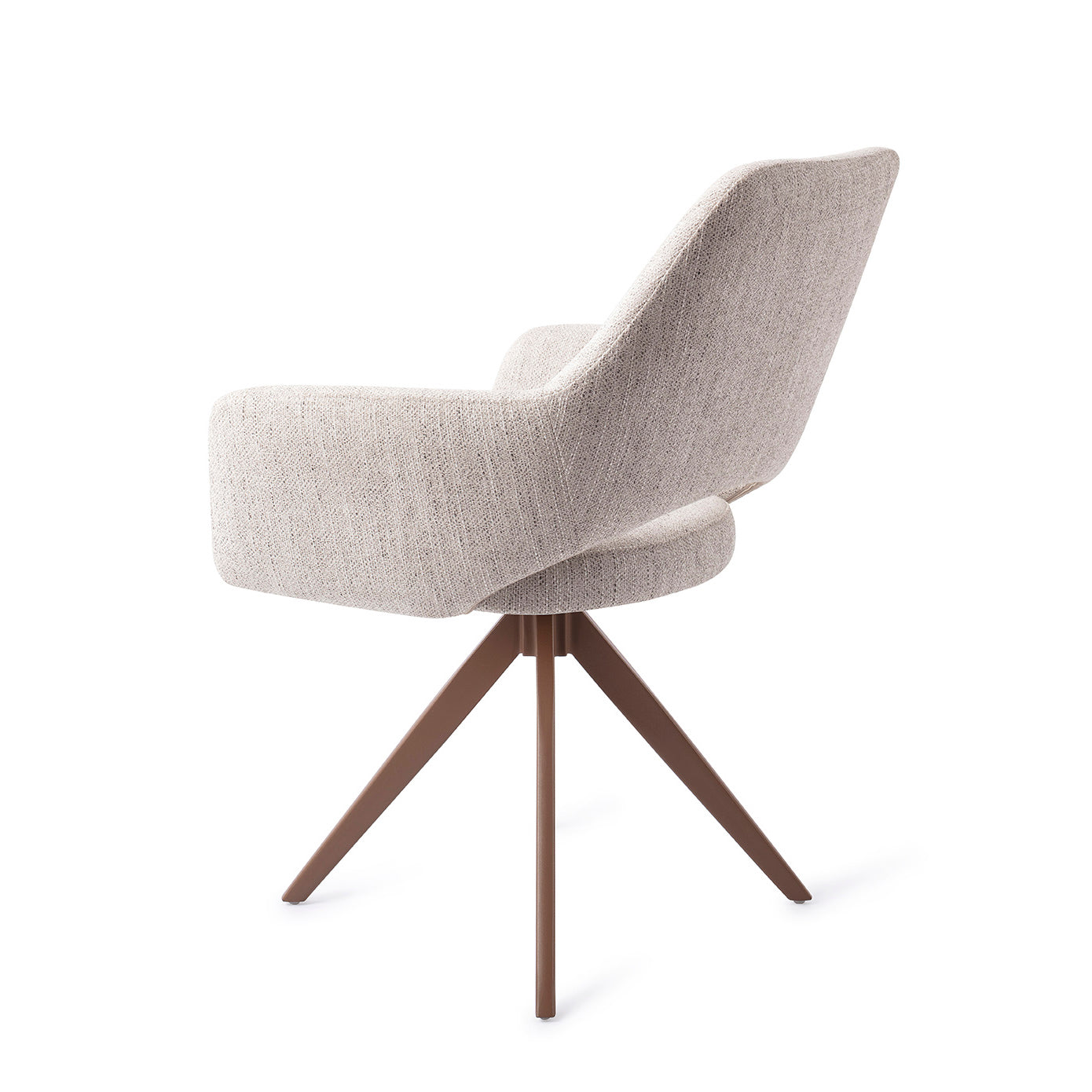 Yanai Dining Chair Pigeon Turn Brown