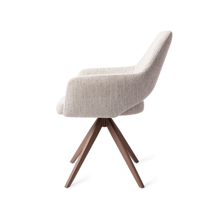 Yanai Dining Chair Pigeon Turn Brown