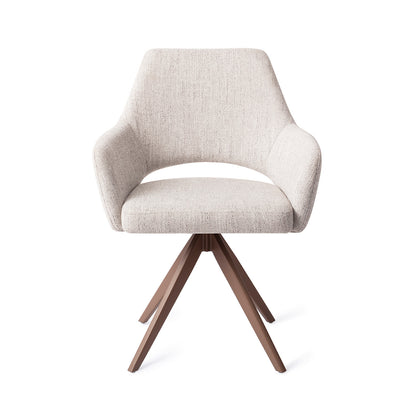 Yanai Dining Chair Pigeon Turn Brown