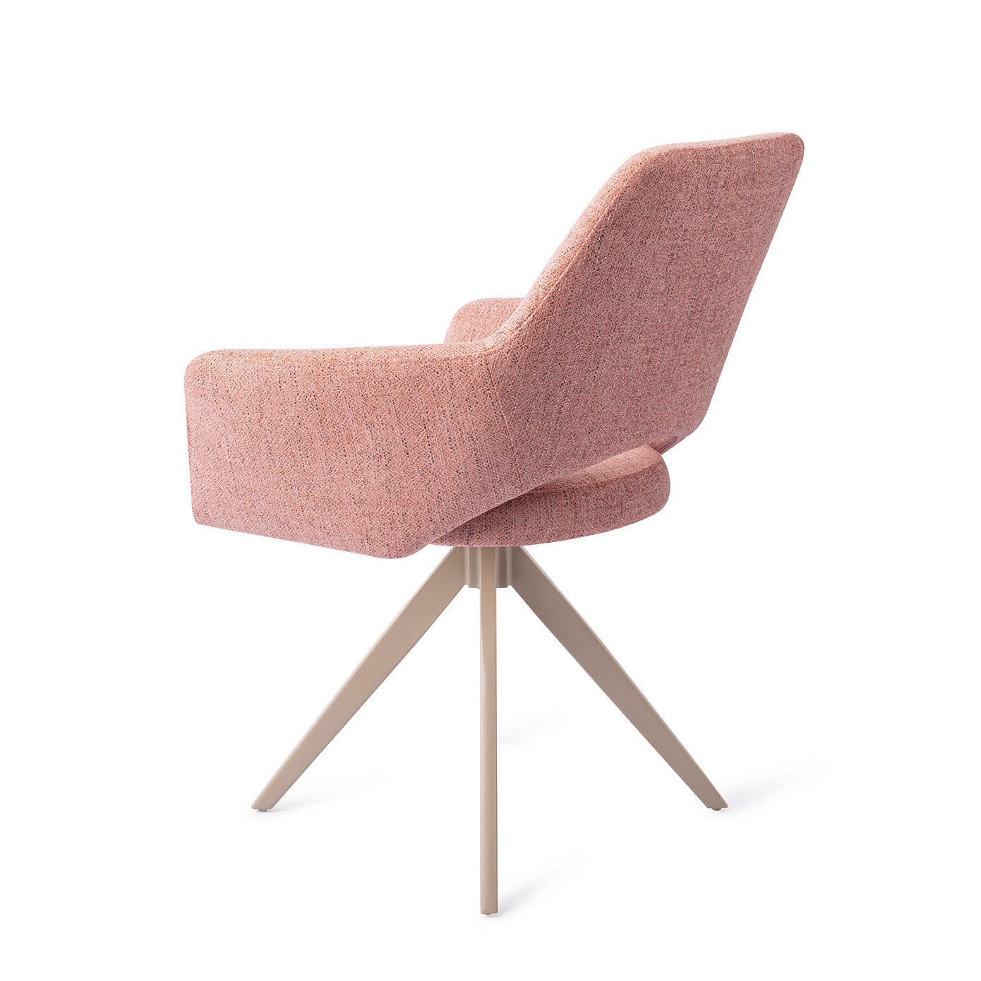 Yanai Dining Chair Pink Punch Turn Beige