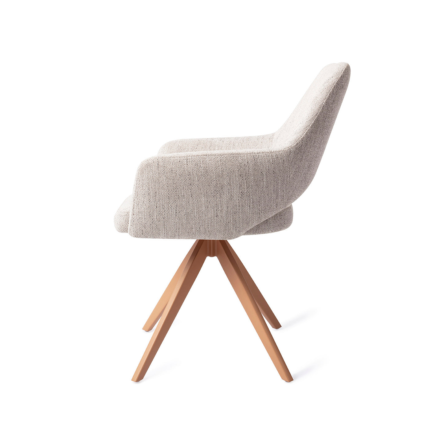 Yanai Dining Chair Pigeon Turn Peach