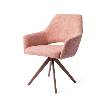 Yanai Dining Chair Pink Punch Turn Brown