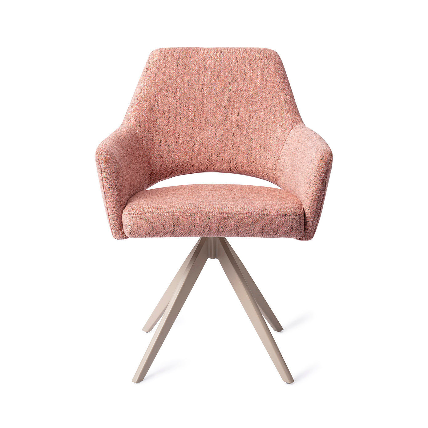 Yanai Dining Chair Pink Punch Turn Beige