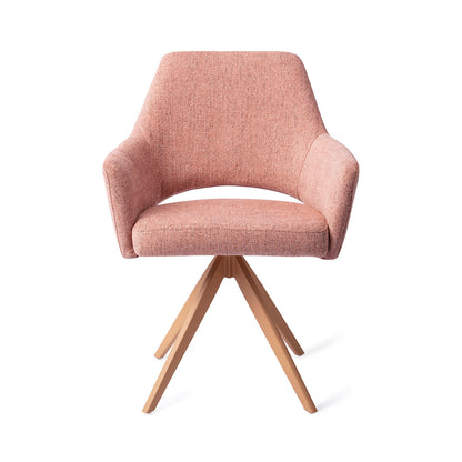 Yanai Dining Chair Pink Punch Turn Peach