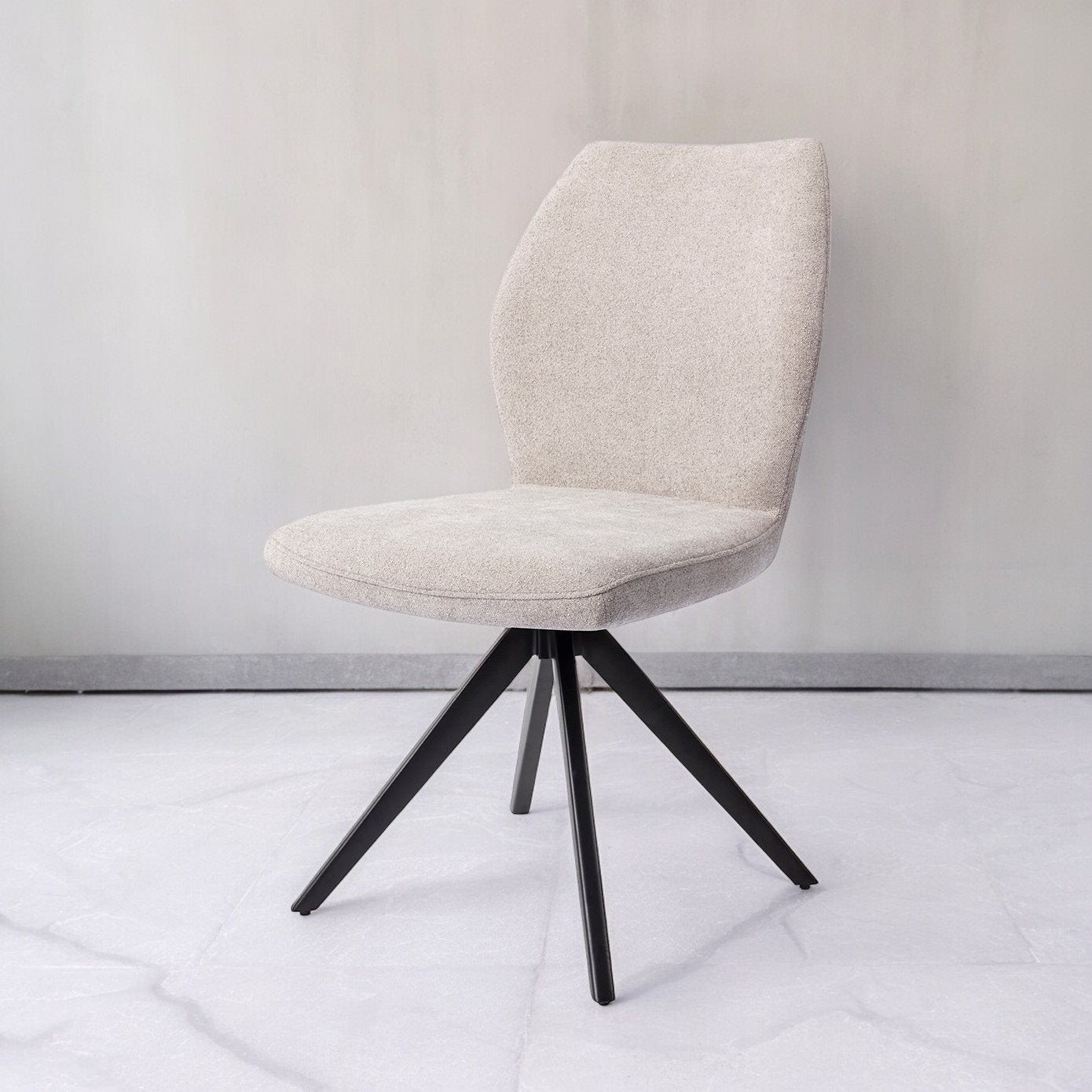 Ikata Dining Chair Pretty Plaster Turn Black