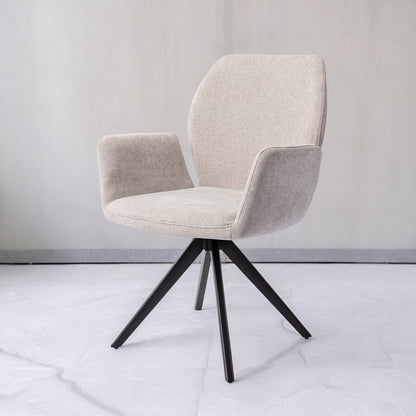 Misaki Dining Chair Pretty Plaster Turn Black