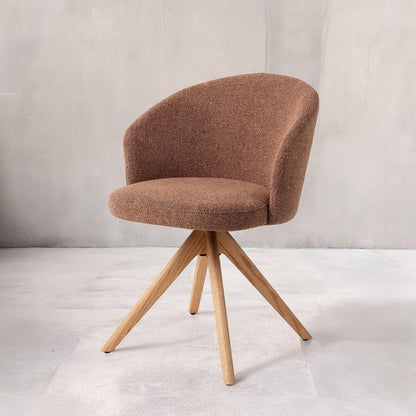 Niimi Dining Chair Marron Revolve Natural